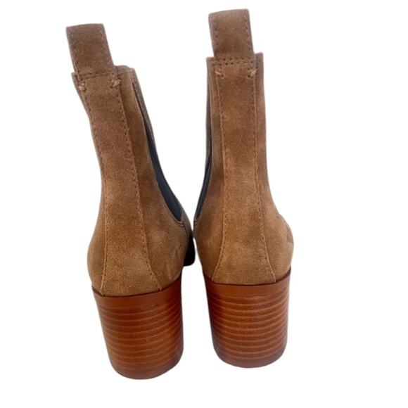 NWOT Steve Madden Rockwell Chelsea Booties in Cognac Suede – Sz 9 - Picture 6 of 9